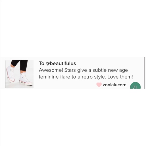 Ivory Perforated All Stars HighTop Classic Sneaker - Picture 6 of 6